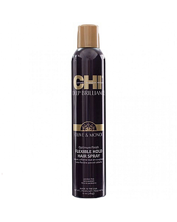 CHI Deep Brilliance Flexible Hold Hair Spray - Лак для волос эластичной фиксации Оптимальный Результат 284 г - hairs-russia.ru